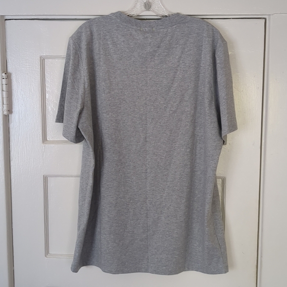 Hoka Topo Logo Gpx SS Short Sleeve T Shirt Large Gray - Picture 3 of 9